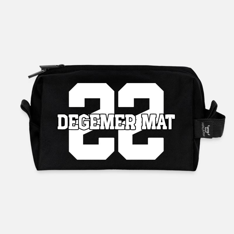 Degemer Matte - Recycelte Kulturtasche - Schwarz