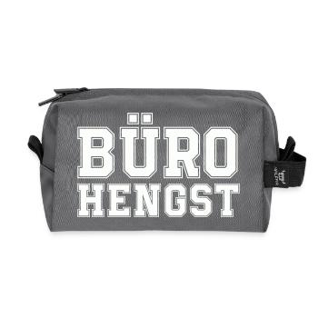 Office Hengst - Recycled Toiletry Zip Bag - anthracite - Front