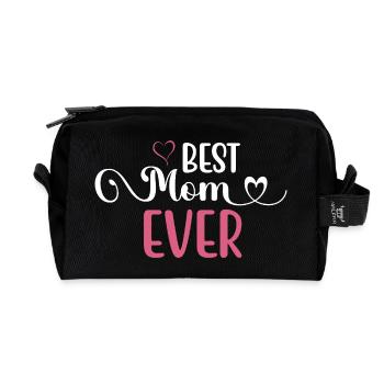Die beste Mutter aller Zeiten - Recycelte Kulturtasche - Schwarz - Vorne