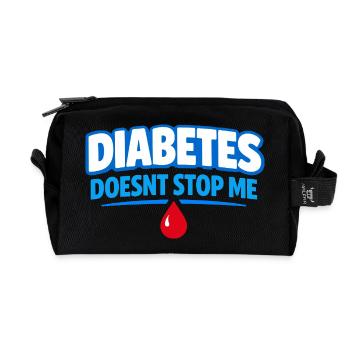 Blood Sugar Insulin Support Type One Pride - Recycled Toiletry Zip Bag - black - Front