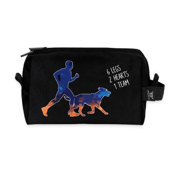 Canicross 6 Legs - Recycelte Kulturtasche - Schwarz - Vorne