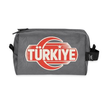 Turkey - Recycelte Kulturtasche - Anthrazit - Vorne