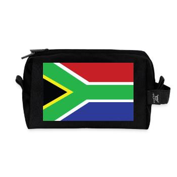 Südafrika - Recycelte Kulturtasche - Schwarz - Vorne
