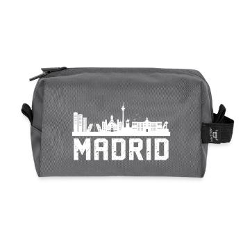 Horizon de Madrid - Trousse de toilette en tissu recyclé - anthracite - Devant