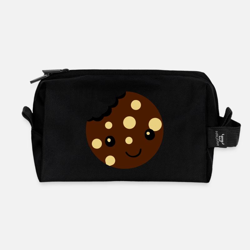 cookie - Recycelte Kulturtasche - Schwarz