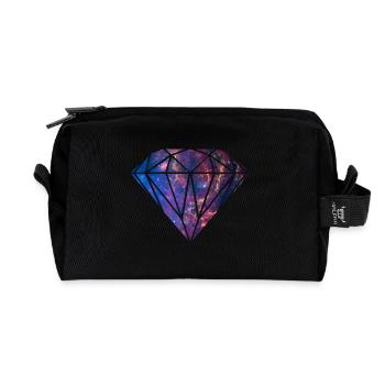 _Diamond Sky - Recycelte Kulturtasche - Schwarz - Vorne