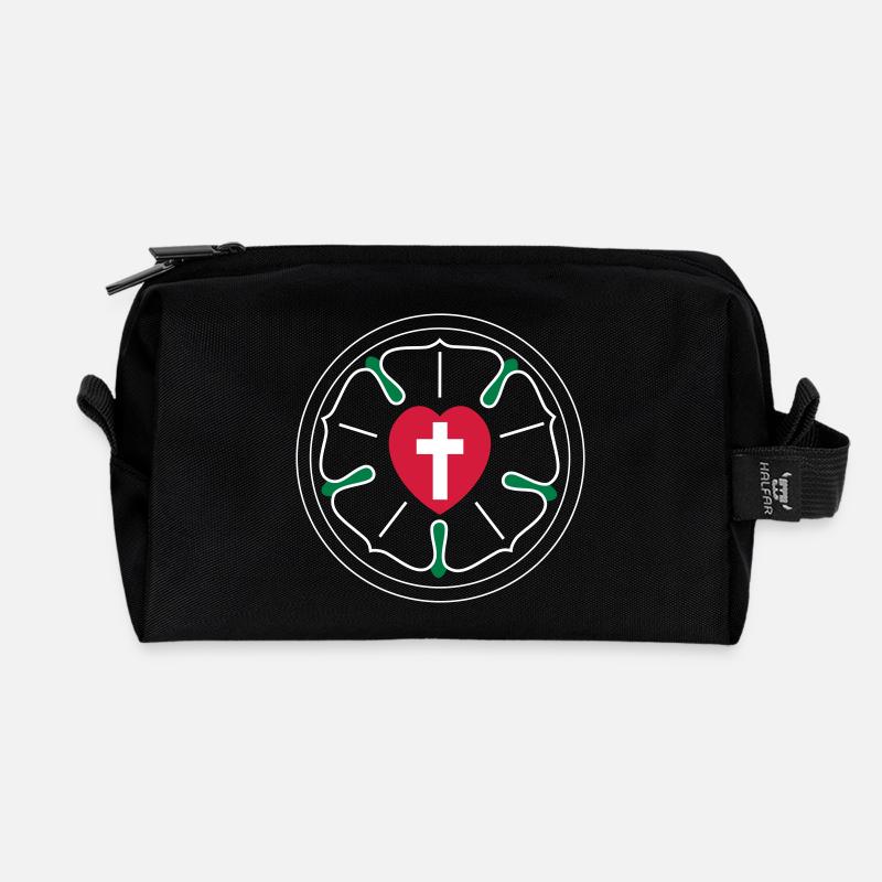 Jesus - Recycelte Kulturtasche - Schwarz
