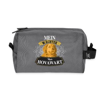 HOVAWART-BLOND - Recycelte Kulturtasche - Anthrazit - Vorne