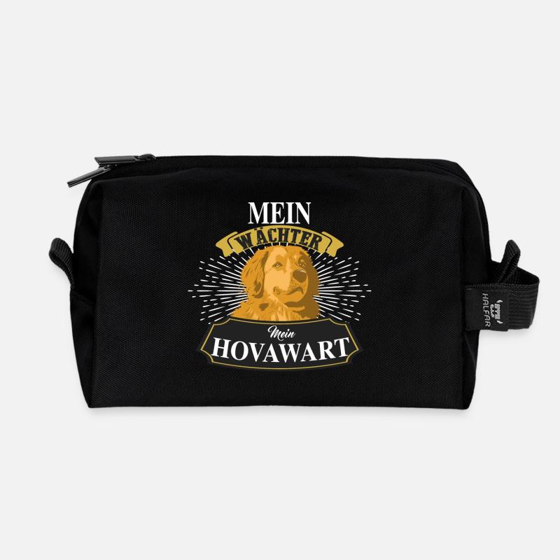 HOVAWART-BLOND - Recycelte Kulturtasche - Schwarz
