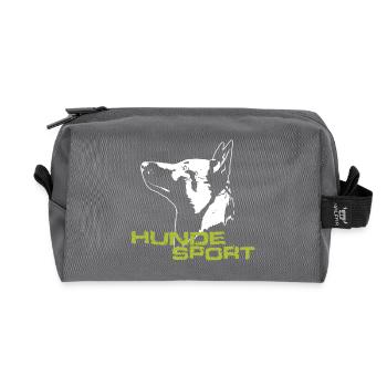 Hundesport Malinois - Recycelte Kulturtasche - Anthrazit - Vorne