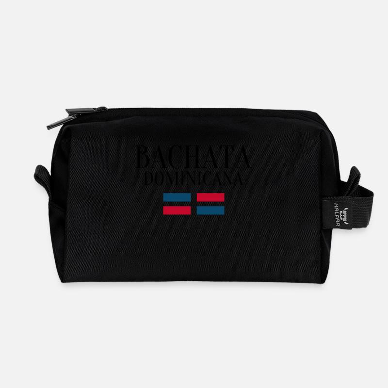 Bachata Dominicana - auf DanceShirts - Recycelte Kulturtasche - Schwarz