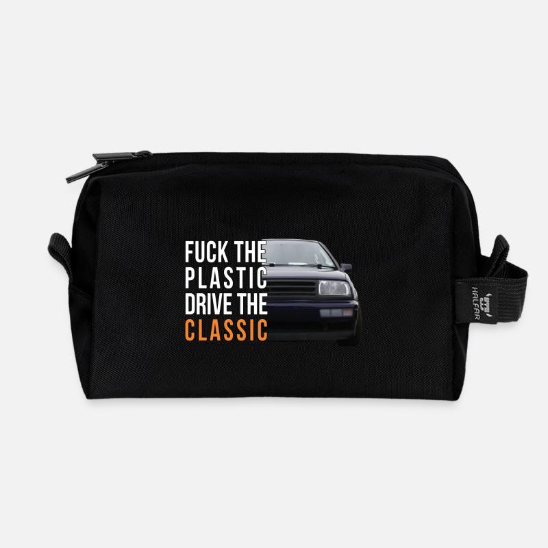 Vento Shirt T Shirt Pullover für Ventofahrer - Recycelte Kulturtasche - Schwarz