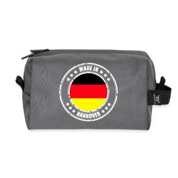 HANNOVER - Recycelte Kulturtasche - Anthrazit - Vorne