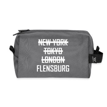 Metropole Flensburg - Recycelte Kulturtasche - Anthrazit - Vorne