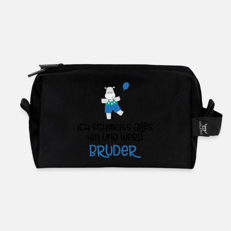 Bruder - Recycelte Kulturtasche - Schwarz