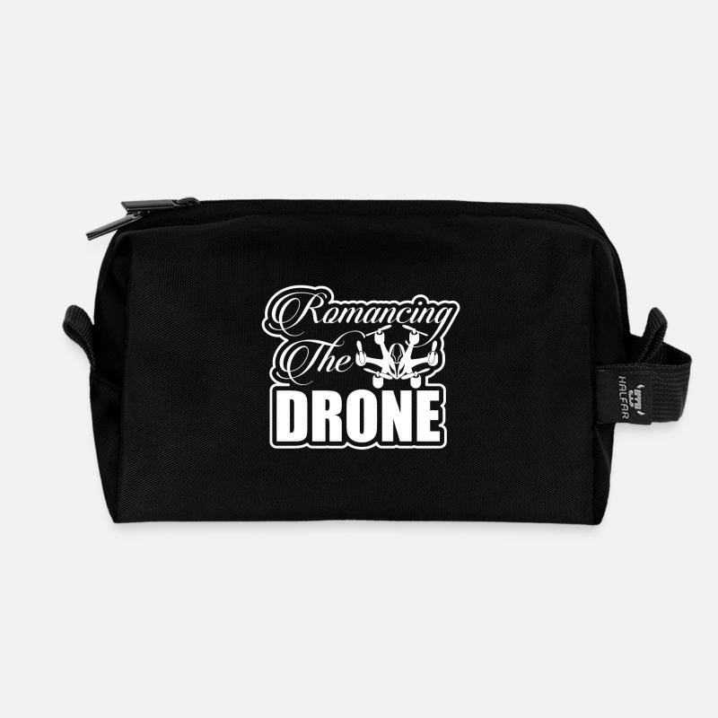 Romancing the Drone - Recycelte Kulturtasche - Schwarz
