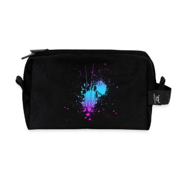 Fuchs - Recycelte Kulturtasche - Schwarz - Vorne