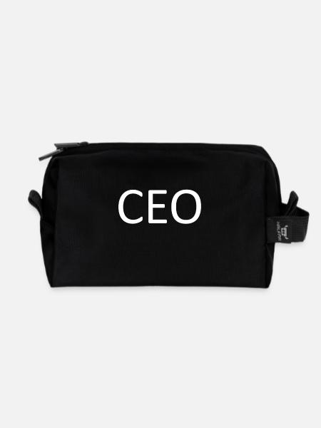 CEO - Recycelte Kulturtasche - Schwarz