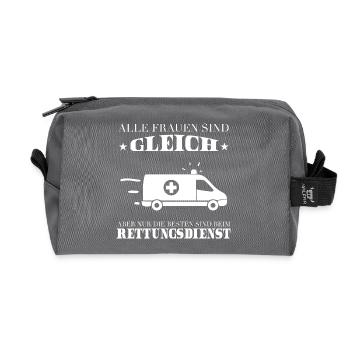 Rettungsdienst Shirt-Beste - Recycelte Kulturtasche - Anthrazit - Vorne
