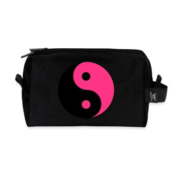 Yin ind Yang - Recycelte Kulturtasche - Schwarz - Vorne