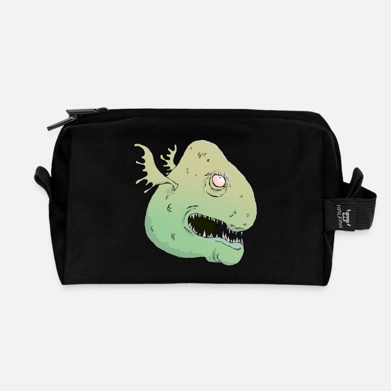 Louison St George - Trousse de toilette en tissu recyclé - noir