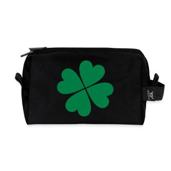 2541614 15462879 klee - Recycelte Kulturtasche - Schwarz - Vorne