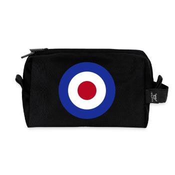 Mod Target United Kingdom Großbritannien - Recycelte Kulturtasche - Schwarz - Vorne