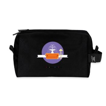 Freunde - Recycelte Kulturtasche - Schwarz - Vorne
