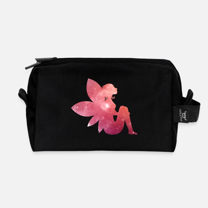 fairy - Fee - Recycelte Kulturtasche - Schwarz
