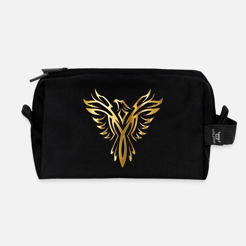 Phoenix - Trousse de toilette en tissu recyclé - noir