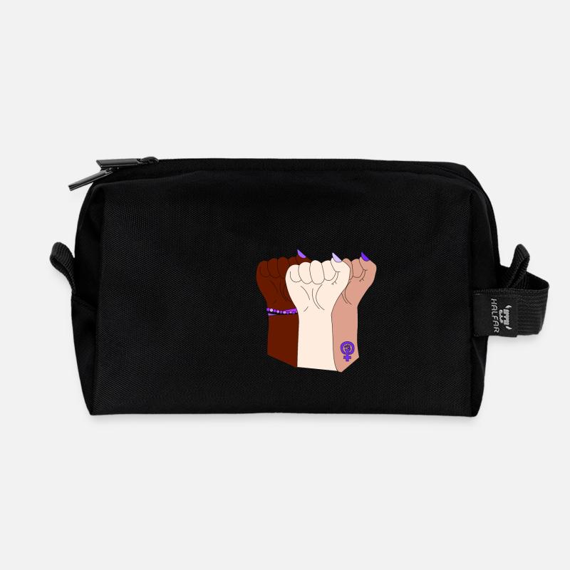 Feminismus - Recycelte Kulturtasche - Schwarz