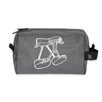 Klettergurt - Kletter T-Shirt - Recycelte Kulturtasche - Anthrazit - Vorne