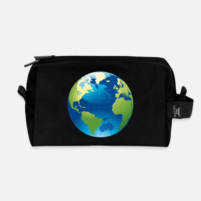 Globe - Globe - Trousse de toilette en tissu recyclé - noir