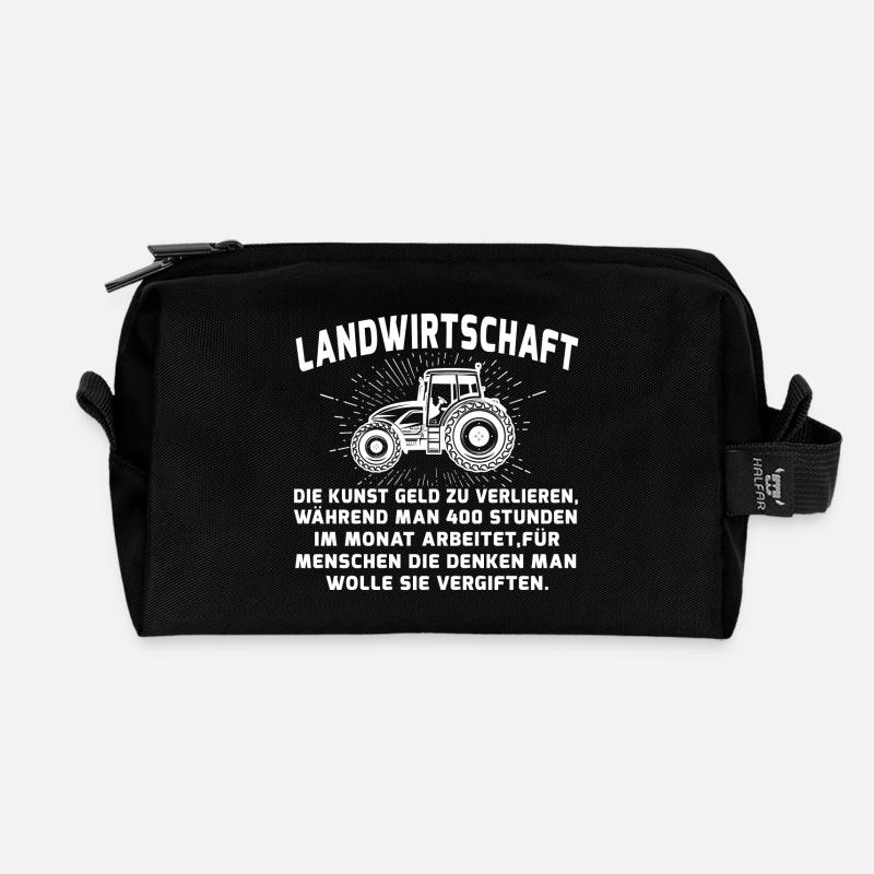 Landwirtschaft - Recycelte Kulturtasche - Schwarz