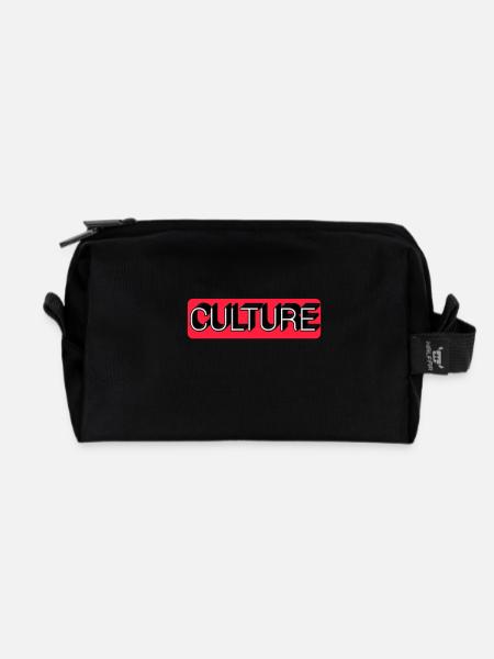 Kultur - Recycelte Kulturtasche - Schwarz