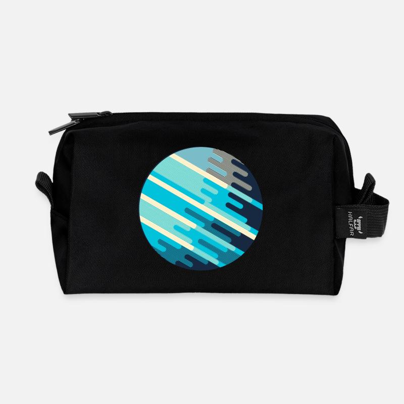 Planet - Recycelte Kulturtasche - Schwarz