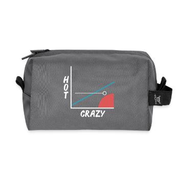 Crazy Hot Scale - Graphisme - Graphique - Barny - Trousse de toilette en tissu recyclé - anthracite - Devant
