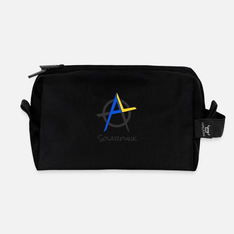 Anarchie - Solarpunk - Recycelte Kulturtasche - Schwarz