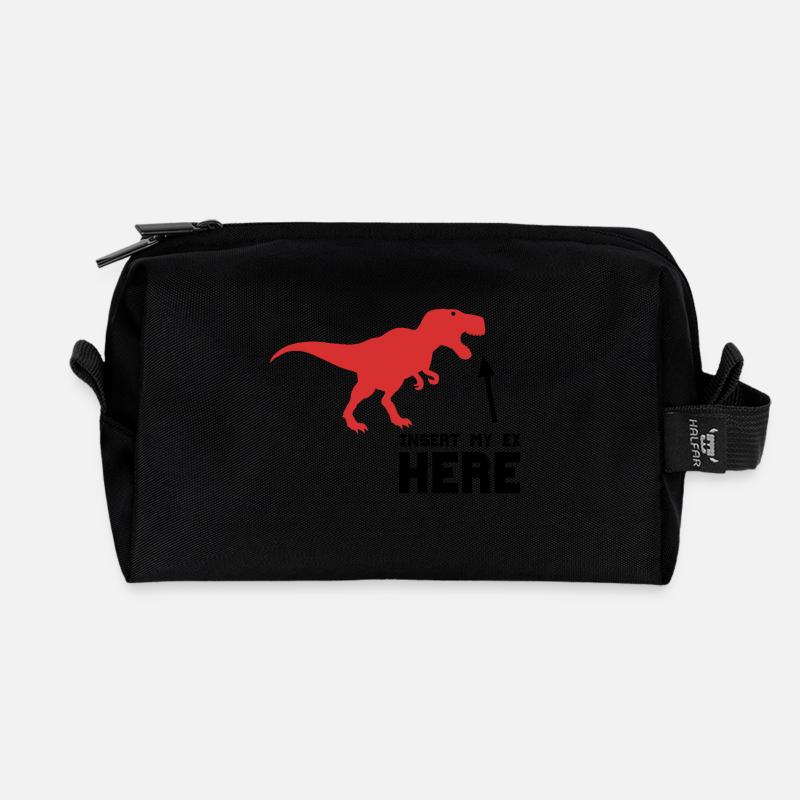 EX BOYFRIEND - Recycled Toiletry Zip Bag - black