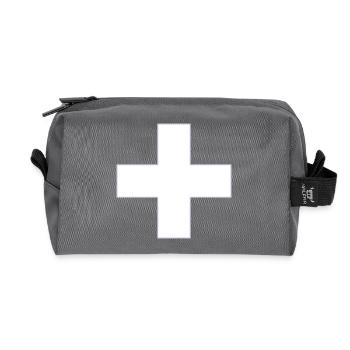 cross - Recycelte Kulturtasche - Anthrazit - Vorne