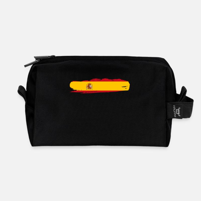 Spanien - Recycelte Kulturtasche - Schwarz