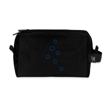 Underwater World "BUBBLES" Marine Life Shirt - Recycled Toiletry Zip Bag - black - Front