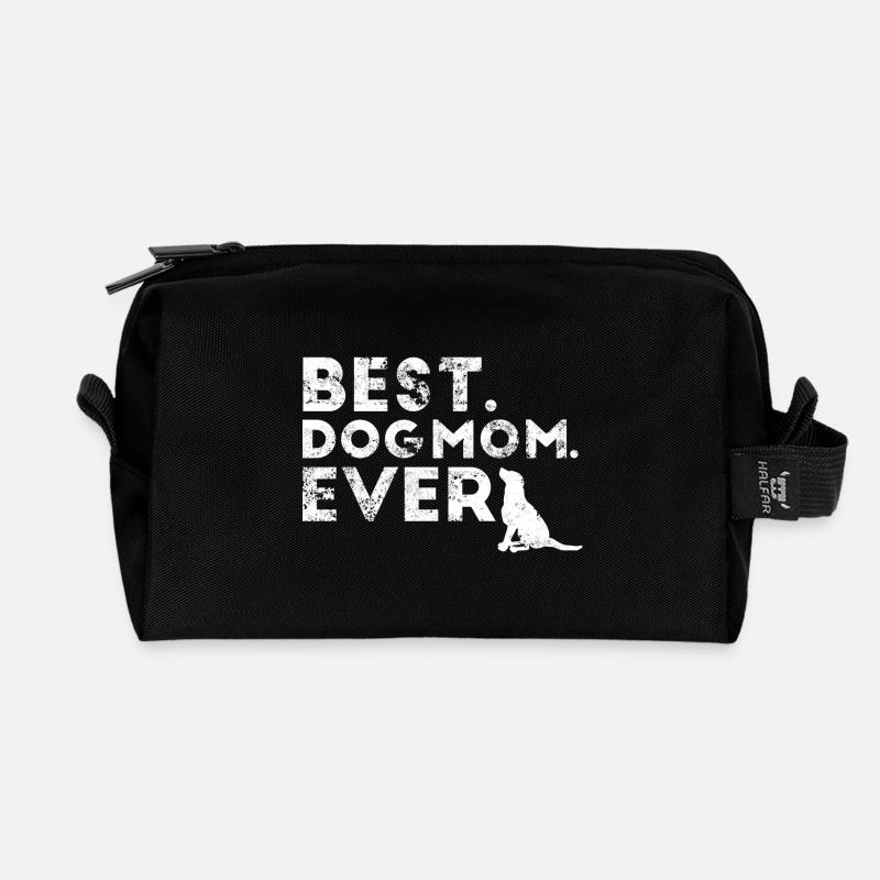 Hunde Hund Hundehalter Mutter Dog Geschenk - Recycelte Kulturtasche - Schwarz