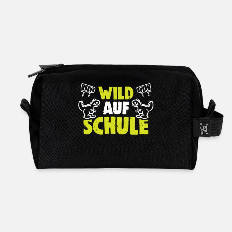 Kita Abgänger Schulkind Einschulung Kindergarten - Recycelte Kulturtasche - Schwarz
