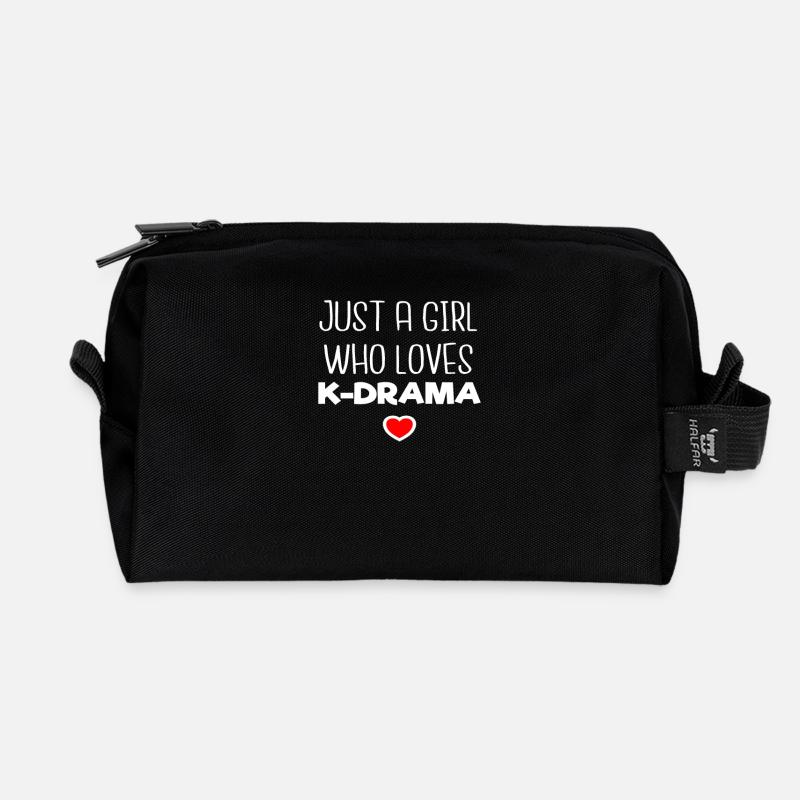 Lustiges Kpop Kdrama Geschenk, K-Pop K-Drama Korea - Recycelte Kulturtasche - Schwarz