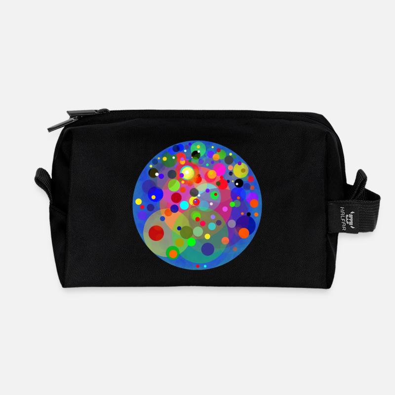 Planet der Planeten - Recycelte Kulturtasche - Schwarz