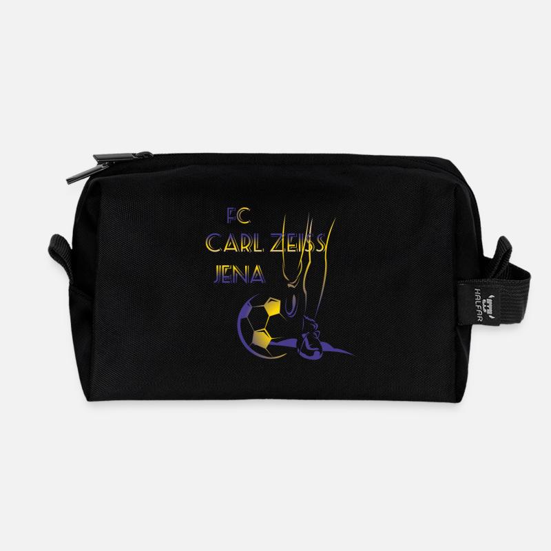 FC Carl Zeiss Jena - Recycelte Kulturtasche - Schwarz