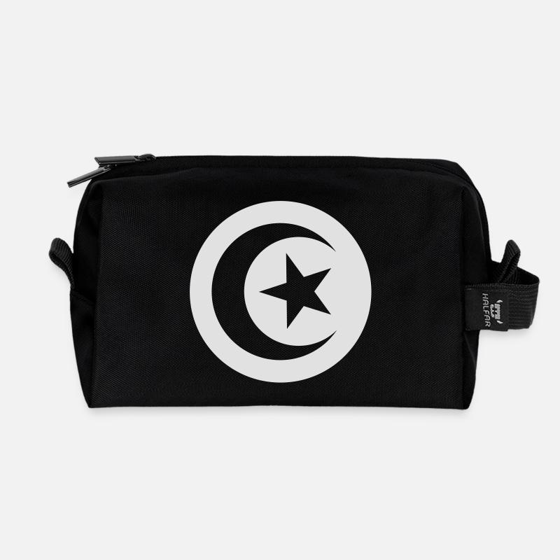 Tunesien - Recycelte Kulturtasche - Schwarz