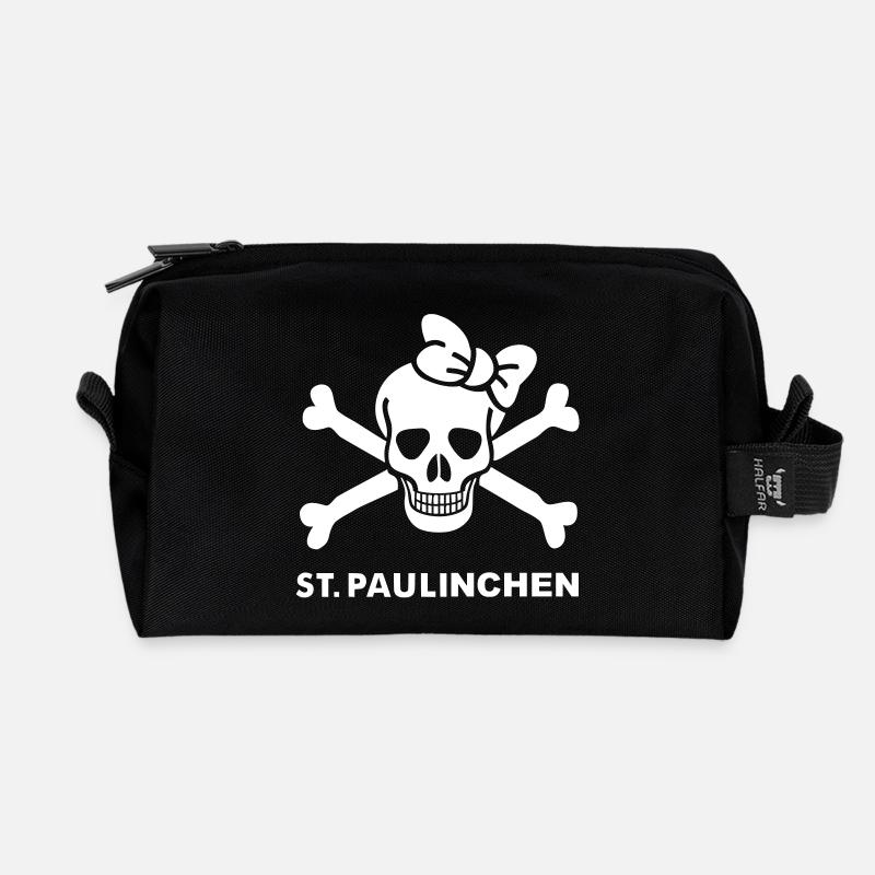 Paulinchen - Recycelte Kulturtasche - Schwarz