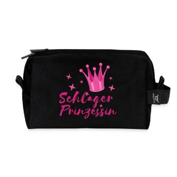 Schlager Prinzessin Statement Volksmusik Fan - Recycelte Kulturtasche - Schwarz - Vorne